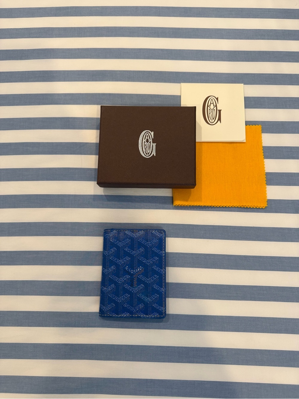 Men’s Goyard Card Holder